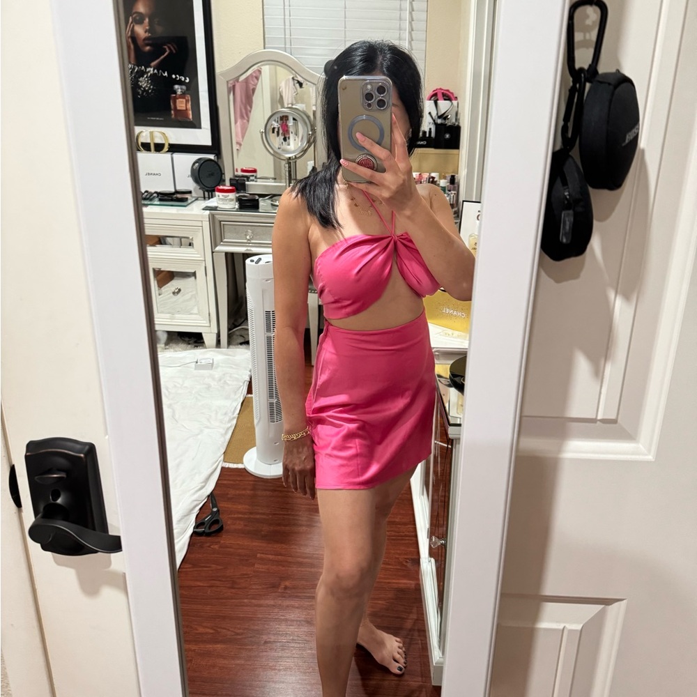 Princess Polly Hot Pink Mini Dress